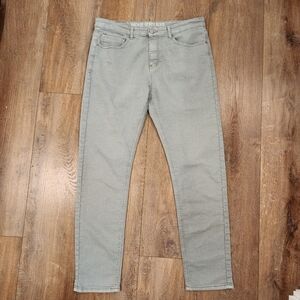 Vintage Jeans Black Men’s Slim Fit Light Gray Pants